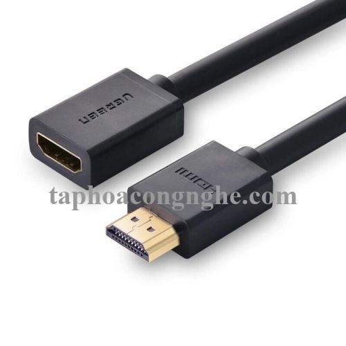 Ugreen 10140 0.5M màu Đen Cáp tín hiệu HDMI nối dài hỗ trợ 4K x 2K HD107 30010140